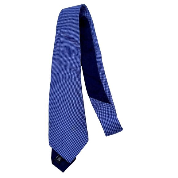 Michael Kors 100% Silk Neck Tie Blue Geometric Designer 60" x 3" - Picture 2 of 5